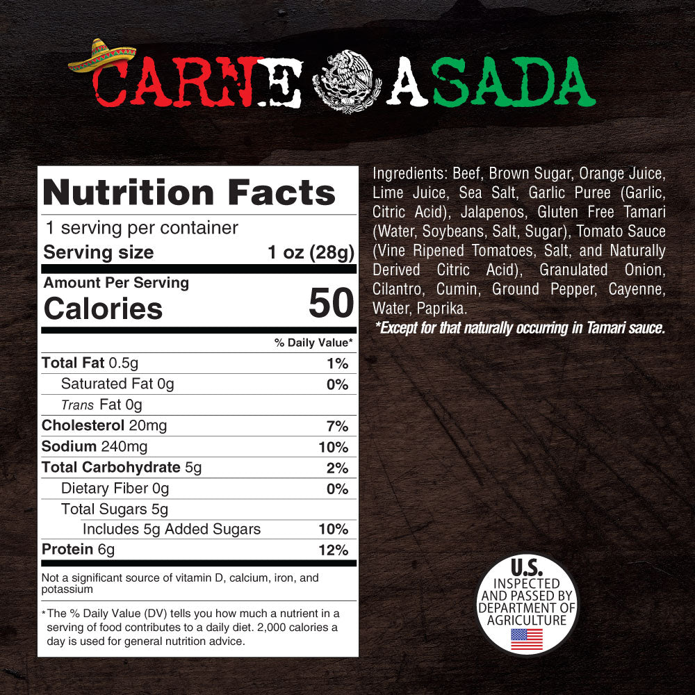 Carne Asada - Brisket Beef Jerky