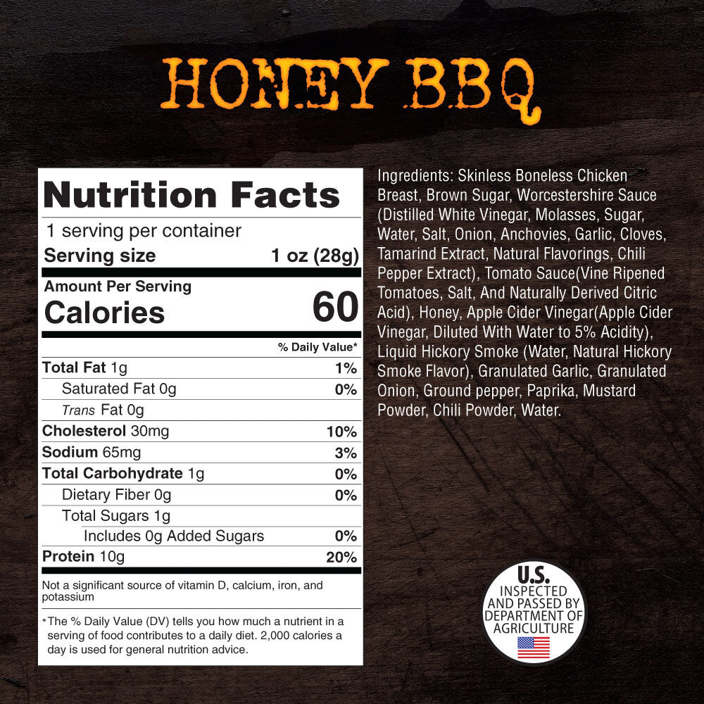 Honey BBQ - Gourmet Chicken Jerky